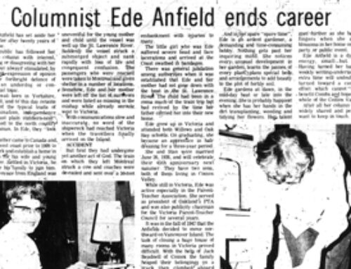 It’s All There in Black and White: Celebrating Ede Anfield